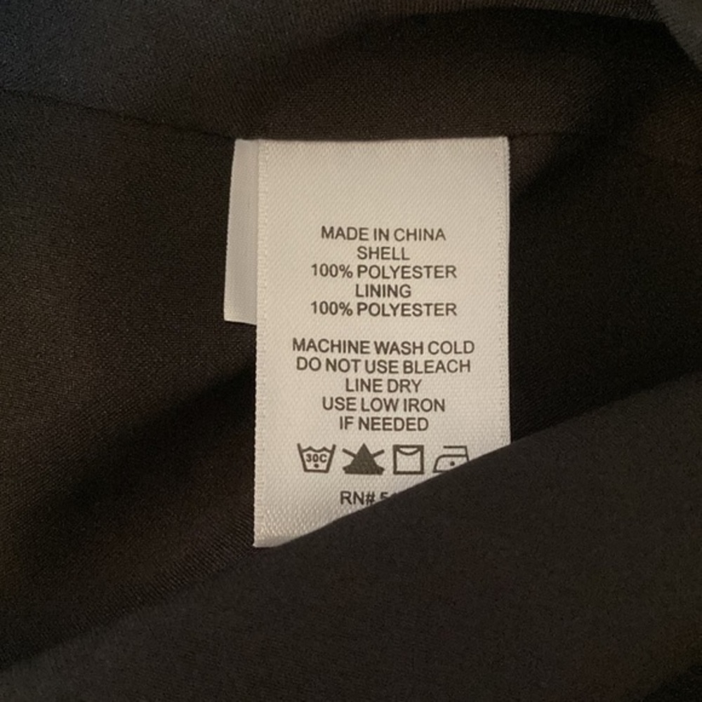 NWT CeCe Black Halter Mock Neck Bow Accent Dress Black Size 4 - Picture 5 of 6
